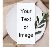 Biglietto da tavolo personalizzato per coppie, inviti di nozze, ringraziamento, menu di benvenuto, segnaposto, decorazione moderna e minimalista (100 pezzi, 10 x 15 cm)