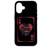 Biglietto d'amore "You Come First Ace Of Hearts" Custodia per iPhone 16