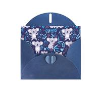 Biglietto d'auguri con koala con busta, biglietto di compleanno, biglietto di Natale, biglietto d'invito, 3 colori