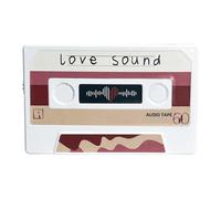 Biglietto d'auguri con registrazione vocale per San Valentino, cartoline riutilizzabili con messaggio personalizzato di 60 secondi, registratore di messaggi per famiglia, anniversario e compleanno