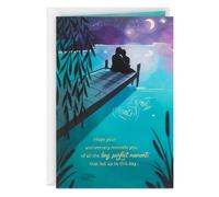 Biglietto d'auguri di anniversario Hallmark per coppia (Momenti perfetti)