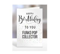 Biglietto d'auguri Funko Pop con scritta "Happy Birthday to You", regalo per uomini, donne, regali per uomo, donna o persona, biglietto di auguri, divertente, scherzo, sciocco, bavaglio, A5-127a_175