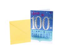 Biglietto d'auguri Hallmark per il 100 compleanno (100 con coriandoli)