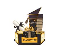 Biglietto d'Auguri Laurea 2026,Souvenir 3D | Biglietti Di Congratulazioni Per Il Diploma | per Amici, Compagni, Cerimonie, Feste, Scuole Superiori, Università e Studenti