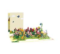 Biglietto d'auguri unico con fiori da collezione per la mente creativa e appassionato collezionista di biglietti di San Valentino