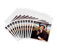 Biglietto di auguri 3D rose - Set di 12 biglietti con buste (GC 128087 2)