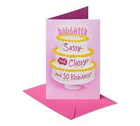 Biglietto di auguri americano per figlia (Sassy and Classy)