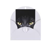 Biglietto di auguri bianco - Stampa di gatti bianco biglietto benedetto per compleanno, matrimonio, San Valentino e invito a una festa