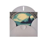 Biglietto di auguri con buste, con scritta in lingua inglese "Not All Who Wander Are Lost 1", per vacanze, compleanni, matrimoni e tutte le occasioni