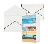 Biglietto di auguri con buste con scritta "Thinking of You", 10 x 15 cm, biglietto di auguri per tutte le occasioni, biglietti di ringraziamento per matrimoni, biglietti di ringraziamento estivi sulla