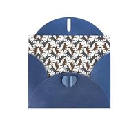 Biglietto di auguri con buste, motivo: zampa di retriever, con rivestimento piatto, con buste, inviti per matrimoni, compleanni, auguri