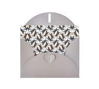 Biglietto di auguri con buste, motivo: zampa di retriever, con rivestimento piatto, con buste, inviti per matrimoni, compleanni, auguri