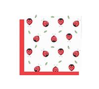 Biglietto di Auguri con Coccinelle, 7 x 7 cm