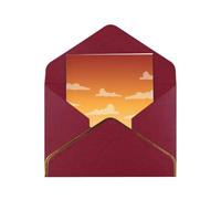 Biglietto di auguri con elefante e giraffa al tramonto, biglietto di auguri di buon Natale, buste di Halloween, biglietti vuoti per tutte le occasioni