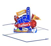 Biglietto di auguri con fiore per festa del papà, busta speciale per le festività, piccolo biglietto di benedizione, regalo per la festa del papà, articolo da ufficio