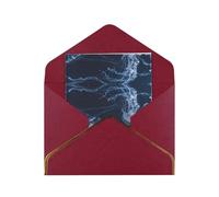 Biglietto di auguri con meduse in Deep Ocean, biglietto di auguri di buon Natale, Halloween, buste vuote, per tutte le occasioni