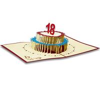 Biglietto di Auguri con Origami Surprise, 18 anni
