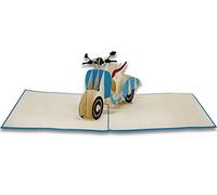 Biglietto di Auguri con Origami Surprise, La Vespa