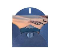 Biglietto di auguri con paesaggio del Monte Fuji Giappone con busta, biglietto di compleanno, biglietto di Natale, biglietto d'invito, 3 colori