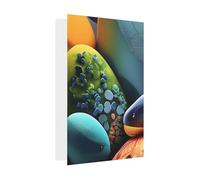 Biglietto di auguri con pietre colorate, 10,2 x 15,2 cm, busta a forma di cuore, adatto per tutte le occasioni.