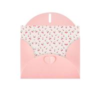 Biglietto di auguri con stampa di ciliegie rosse, biglietto di auguri con buste piegate, per tutte le occasioni