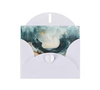 Biglietto di auguri con stampa "Within The Tides", biglietto di auguri con buste piegate in cartoncino per tutte le occasioni