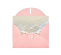 Biglietto di auguri con stella marina, biglietto bianco con busta, 10 x 15 cm, per eventi, matrimoni e compleanni.