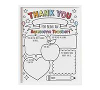 Biglietto di auguri della settimana di apprezzamento degli insegnanti, biglietti di ringraziamento, biglietto di riconoscimento, biglietto di riconoscimento stabile, biglietti di auguri lisci con