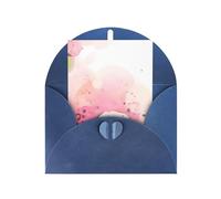 Biglietto di auguri di carta con frammenti colorati, 10,2 x 15,2 cm, confezione busta a forma di cuore, adatto per tutte le occasioni.