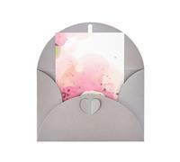 Biglietto di auguri di carta con frammenti colorati, 10,2 x 15,2 cm, confezione busta a forma di cuore, adatto per tutte le occasioni.