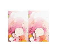 Biglietto di auguri di carta con frammenti di colore, 10,2 x 15,2 cm, busta a forma di cuore, adatto per tutte le occasioni.