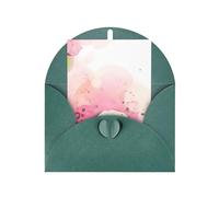 Biglietto di auguri di carta con frammenti di colore, 10,2 x 15,2 cm, busta a forma di cuore, adatto per tutte le occasioni.