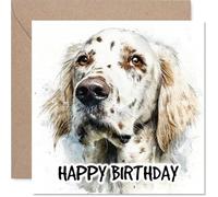 Biglietto di auguri di compleanno per uomini e donne, razze canine, biglietto di auguri per nonno, figlio, moglie, nonna, 145 mm