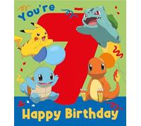 Biglietto di auguri di compleanno Pokemon per 7° compleanno