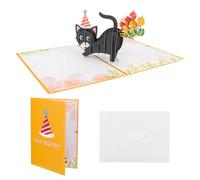 Biglietto di auguri di compleanno pop-up 3D, divertente, biglietto di auguri con busta, cartolina, biglietti di incoraggiamento per la famiglia, gli amici e gli amanti