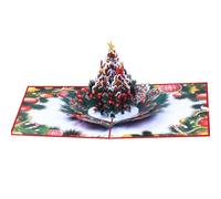 Biglietto di auguri di Natale con pigne di Natale per festa di nozze, biglietto di invito con busta, festività, cartolina di Natale