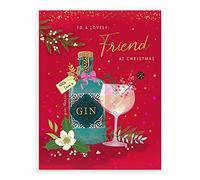 Biglietto di auguri di Natale moderno, 20,3 x 15,2 cm, Piccadilly Greetings