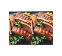 Biglietto di auguri Golden Roast, 10,2 x 15,2 cm, busta a forma di cuore, #Adatto per tutte le occasioni.