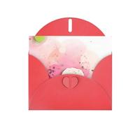 Biglietto di auguri in carta con frammenti colorati, biglietto bianco con busta, 10 x 15 cm, per eventi, matrimoni e compleanni.