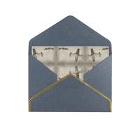 Biglietto di auguri in carta perlata con aereo della seconda guerra mondiale della seconda guerra mondiale, con busta, dorato, per festa di nozze, invito di Natale