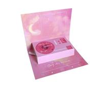 Biglietto di auguri interattivo popup registrabile con design retrò grammofono e suoni chiari, ricordi vocali unici