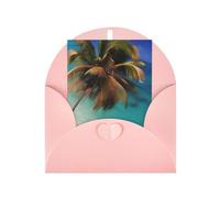 Biglietto di auguri Isole dei Caraibi, 10,2 x 15,2 cm, busta a forma di cuore, #Adatto per tutte le occasioni.