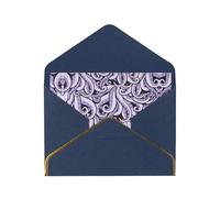 Biglietto di auguri ispirato alla strega del mare, carta perlata, con busta, con bordo dorato, per festa di nozze, invito di Natale