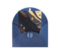 Biglietto di auguri medio scuro, 10,2 x 15,2 cm, busta a forma di cuore, adatto per tutte le occasioni.