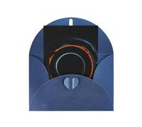 Biglietto di auguri misterioso cosmico con buchi neri, 10,2 x 15,2 cm, busta a forma di cuore, #Adatto per tutte le occasioni.