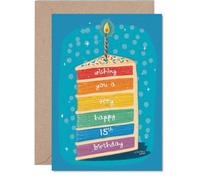 Biglietto di auguri per 15° compleanno, Bright Birthday Vibes