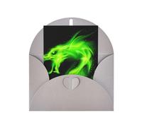 Biglietto di auguri per auguri di compleanno con stampa di drago cinese verticale