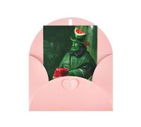 Biglietto di auguri per il festival dell'anguria di Patrick, 10 x 15 cm, busta a forma di cuore, adatto per tutte le occasioni.