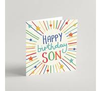 Biglietto di auguri per il figlio di buon compleanno con busta