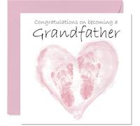 Biglietto di auguri per nonno, con scritta "Congrats Becoming" (lingua italiana non garantita)